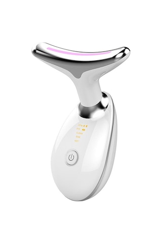 Didadodo Ems Microcurrent Led Foton Terapi Titreşimli Yüz Masaj Aleti Beyaz