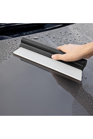 Youmex 26.5cm Küçük Silikon Silecek - Otomobil Camları, Duş, Ayna Temizliği İçin Hızlı Su Sileme Aleti