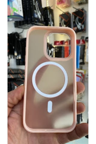 Apple iPhone Uyumlu 16 Pro Kamera Korumalı Mat Magsafe Wireless Şarj Destekli Renkli 45686