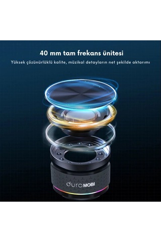 Shopytech Kemik İletimli Kablosuz Bluetooth Hoparlör Rgb Neon Işıklı Manyetik Ip54 Su Sıçramasına Da