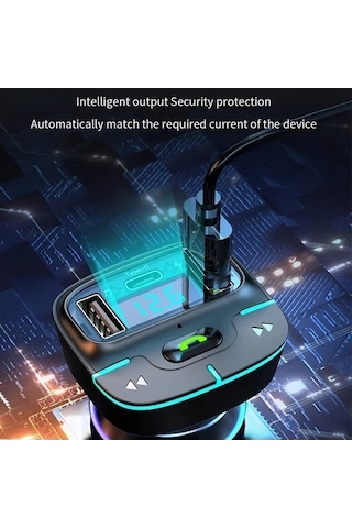 Moly Bluetooth 5.4 Fm Verici Araba Mp3 Müzik U Disk, Eller Serbest, Xiaoguang, N11'de İndirimli