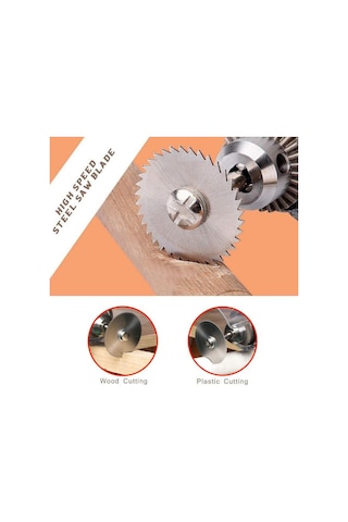 8 Parça Mini Testere Bıçak Ahşap Alüminyum Plastik Kesme