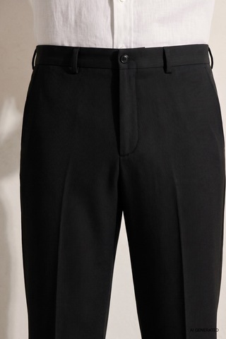 Twn Relaxed Fit Pilesiz Siyah Çizgili Jogger Pantolon 7ec03ım07347m 001