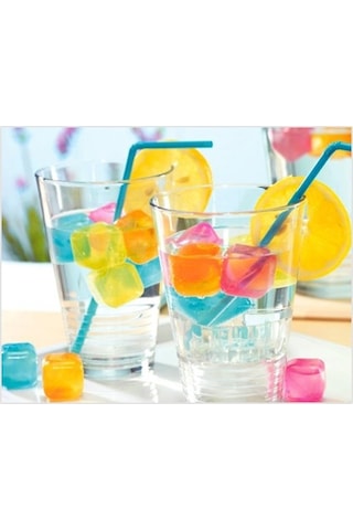 Serinletici Ve Rengarenk Buz Küpleri 10 Adet 5224 Çok Renkli