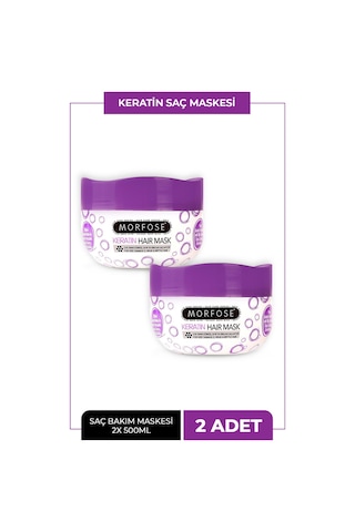 Morfose Keratin Saç Bakım Maskesi 2 x 500 ML