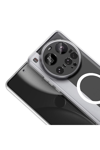 Xiaomi Mi 15 Ultra Kılıf Darbe Emici İnce Kamera Korumalı M-safe Şarj Özellikli Pürüzsüz Şeffaf Sertpc Kapak Şeffaf