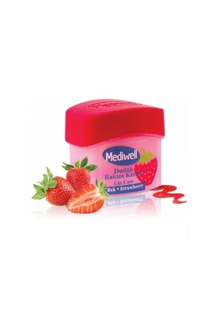 Mediwell Dudak Bakım Kremi 5 Ml - Çilekli