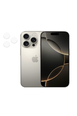 Apple Uyumlu iPhone 16 Pro Kamera Camı Lens Koruyucu Nano Esnek Film - Al3400