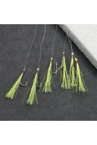 İstavrit Çapari Hazır Takımı - Fishack - On İğneli - Tüylü - 2'li