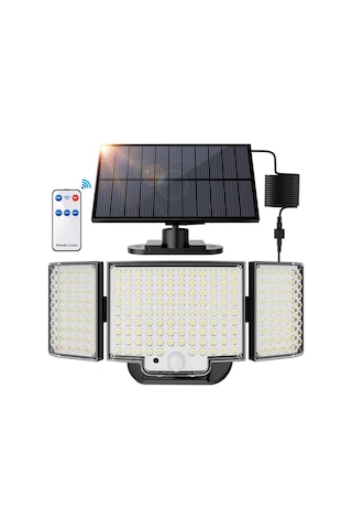 Sigrill 12 Led Güneş Enerjili Hareket Sensörlü Işık, Ip65, 3 Modlu, 340 Aydınlatma