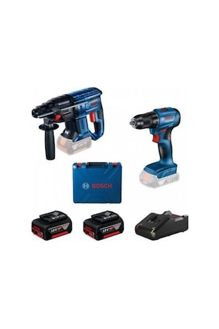 Bosch GSR 185-Li + Bosch GBH 180-LI 18V 2x4,0 AH Kırıcı Delici Seti - 0615990N20 Bosch GSR 185-Li + Bosch GBH 180-LI 18V 2x4,0 AH Kırıcı Delici Seti - 0615990N20