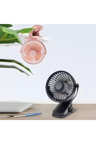 Fan Masaüstü 3 Kademeli Şarjlı Taşınabilir Qtop F9