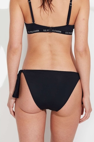 U.S. Polo Assn. Kadın Siyah Kalın İpli Bikini Alt 21509