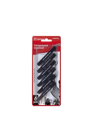 Giorgione Sıkıştırılmış Kömür Füzen Seti 6lı Hard-medium-soft