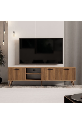 Mezza 1583 Exxen 180 Cm (AHŞAP AYAKLI) Tv Ünitesi Ürgüp