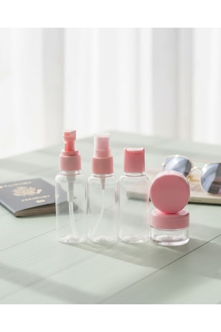 Seyahat İçin 5 Li Kozmetik Dolum Seti 30 Ml Çokrenkli