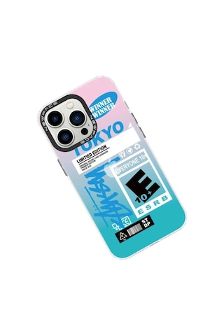 Jenerik Apple iPhone Uyumlu Uyumlu 14 Pro Kılıf Estoril Desenli Kapak - Estoril - 1