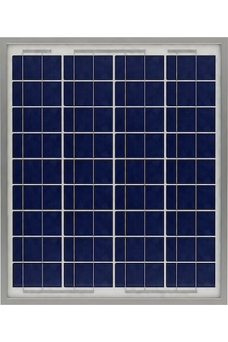 Güneş Paneli 25 W Mono Kristal 35x42 Cm 12 Volt Lexron