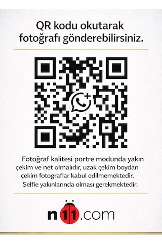 40 X 60 Ebatında Kişiye Özel Karakalem Tablo