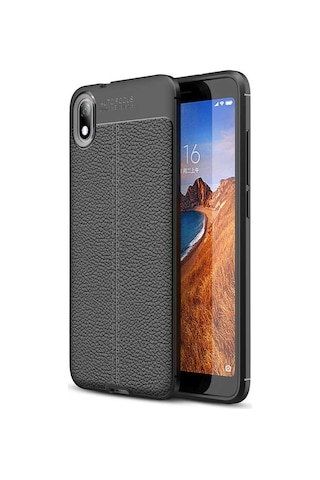 Xiaomi Redmi 7a Kılıf Zore Niss Silikon Kapak Siyah