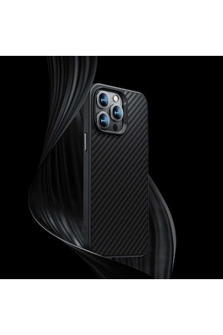 Benks Apple Uyumlu iPhone 14 Kılıf Karbon Fiber Benks Civilian Aramid Protective Kapak ZORE-270333