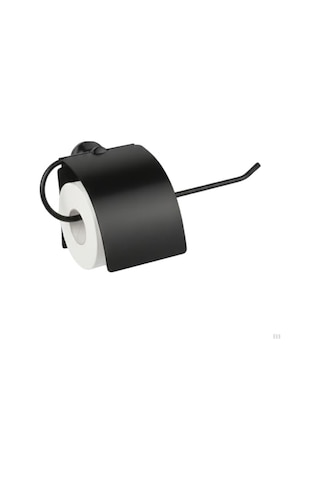 Yapışkanlı Tuvalet Kağıdı Askısı Kapaklı Paslanmaz Metal Wc Kağıtlık 10 10 Cm Siyah Renk Delmesiz Ko Diğer