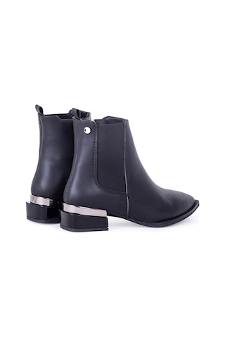 Pierre Cardin 54006 Kadın Fermuarlı Kışlık Bot Siyah