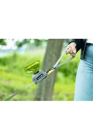 Beeztees Köpek Dışkı Toplama Poşeti Taşıma Çantası, Gri, 7,5x3,5x