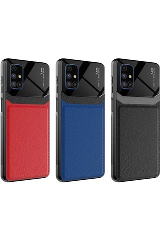 Galaxy M51 Kılıf Zore Emiks Kapak Kırmızı
