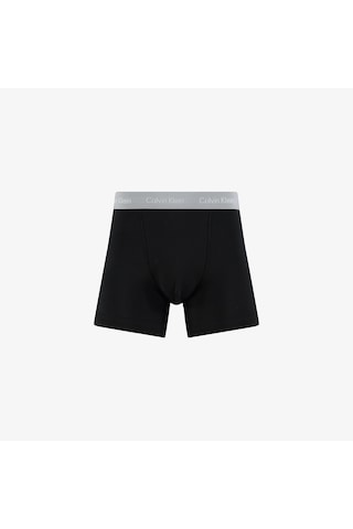 Calvin Klein Trunk 3'lü Erkek Siyah Boxer Düz 0000u2662g Siyah