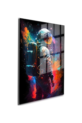 Space/uzay Yapay Zeka Özel Tasarım Cam Tablo Ofis, Mutfak Çocuk Odası, Salon 106