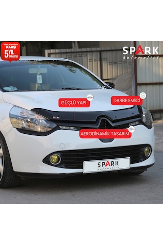 Renault Clio 4 2012-2020 Yıl Aralığı Uyumlu Kaput Rüzgarlığı 4mm