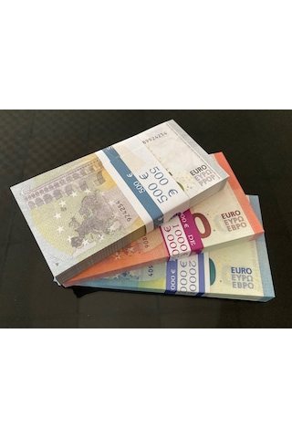 Yeni 300 Adet Euro 5-10 Ve 20 Euro Geçersiz Eğlence Dizi F...