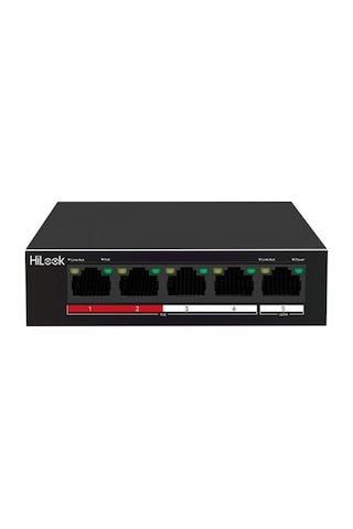 Hılook Ns-0105p-35 B , 4 Port, Megabit, Poe 35w, 1 Port Megabit Uplink, Long Range 250metre, Yönetil