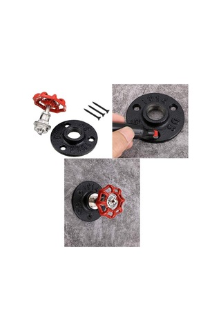 Vintage Askı Kancası Duvara Monte Endüstriyel Braket Retro Bornoz Bornoz İçin Retro Duvar Askısı Vintage Askı Şapka Antika Rustik Ev Vintage Retro Palto Kancası 2 Parça Çok Renkli