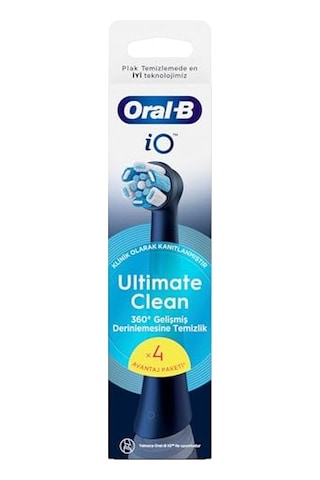 Oral-b İo Ultimate Clean Siyah Diş Fırçası Yedek Başlığı 4 Adet