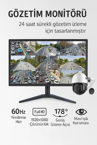 19 Dahili Hoparlörlü 60 Hz Led Monitör