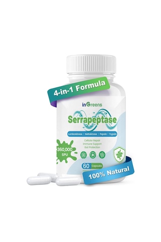 Serraptase 4-in-1 360,000 Spu 60 Kapsül