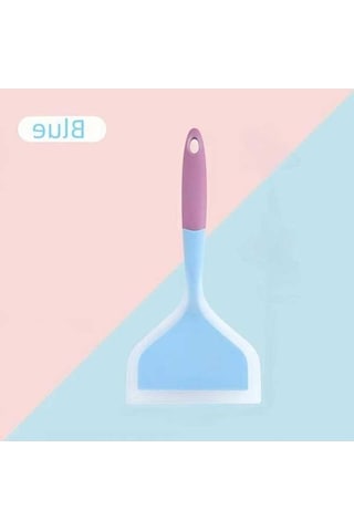 Trendooze Sunshine022 Mavi Çok Amaçlı Silikon Spatula Isıya Dayanıklı Ve Yapışmaz Mavi Mavi