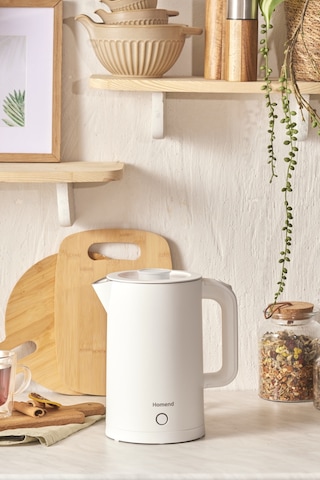 Homend Heatrow Cooltouch 1618H Paslanmaz Çelik El Yakmaz Gövdeli Su Isıtıcısı