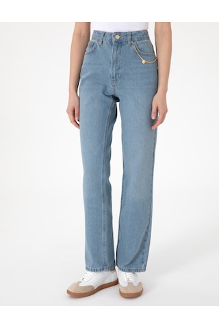 Pierre Cardin Kadın Mavi Pantolon Jean 50301277-vr036 Mavi