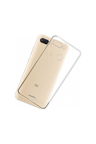 Rba Aksesuar Redmi 6 Kılıf Rba Süper Silikon Kapak - Renksiz Çok Renkli