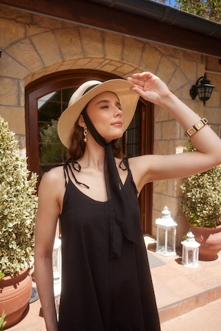 Buly Bella İp Askılı Elbise Siyah