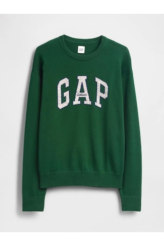 Gap 789791000 V-ıntx Gap Athletic Intarsia Rlxd Erkek Kazak Yeşil