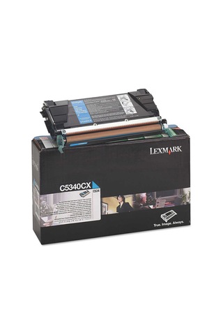 Lexmark C534-C5340Cx Mavi Toner Extra Yüksek Kapasiteli