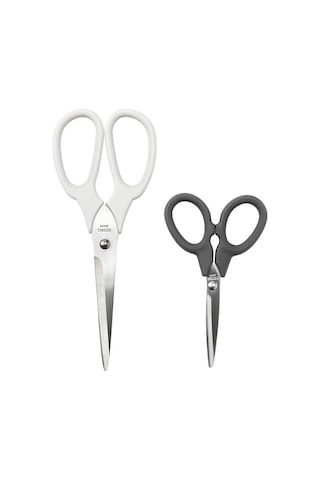 Ikea Markbart 2'li Makas Gri-beyaz 40328557