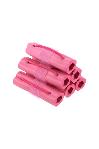 Teltree 6 Adet Yumuşak Saç Kıvırma Rulosu - Uyurken Kullanılabilir, Zararsız Dıy Saç Şekillendirme Aracı