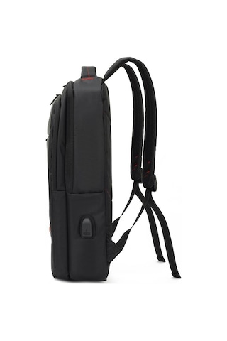 Mack Mcc-006 15.6" Offıce Usb Girişli Notebook Sırt Çantası Siyah Bej - Siyah