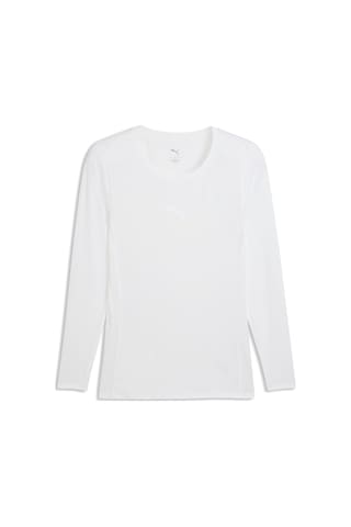 Puma Teamlıga26 Baselayer Erkek Uzun Kollu Dar Kesim Tişört 660451 04 Beyaz