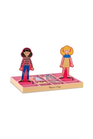 Melissa&Doug Ahşap Mıknatıslı Giydirme - Abby İle Emma